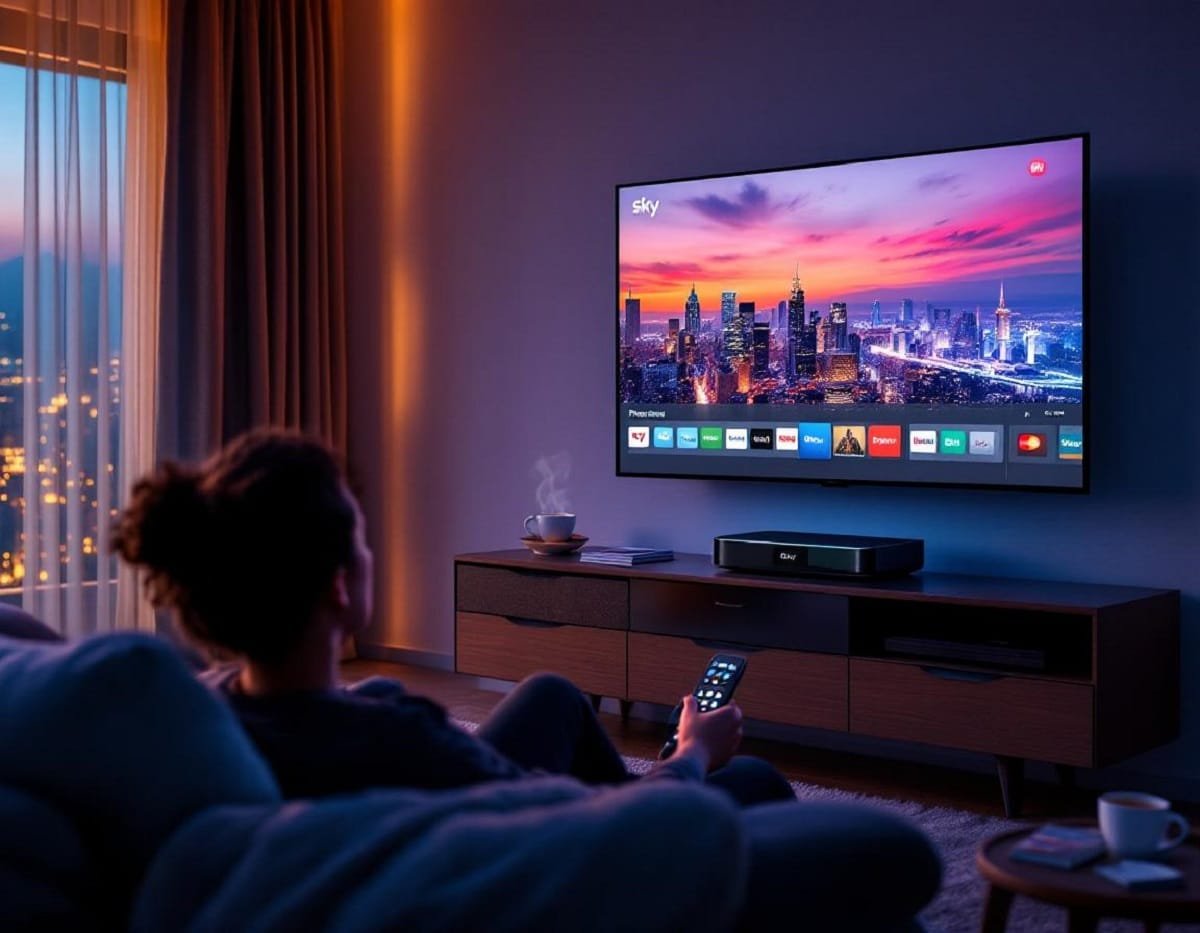 Freesat and Freeview Through a Sky Box