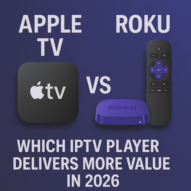 Apple TV vs Roku Which IPTV Player Delivers More Value in 2026