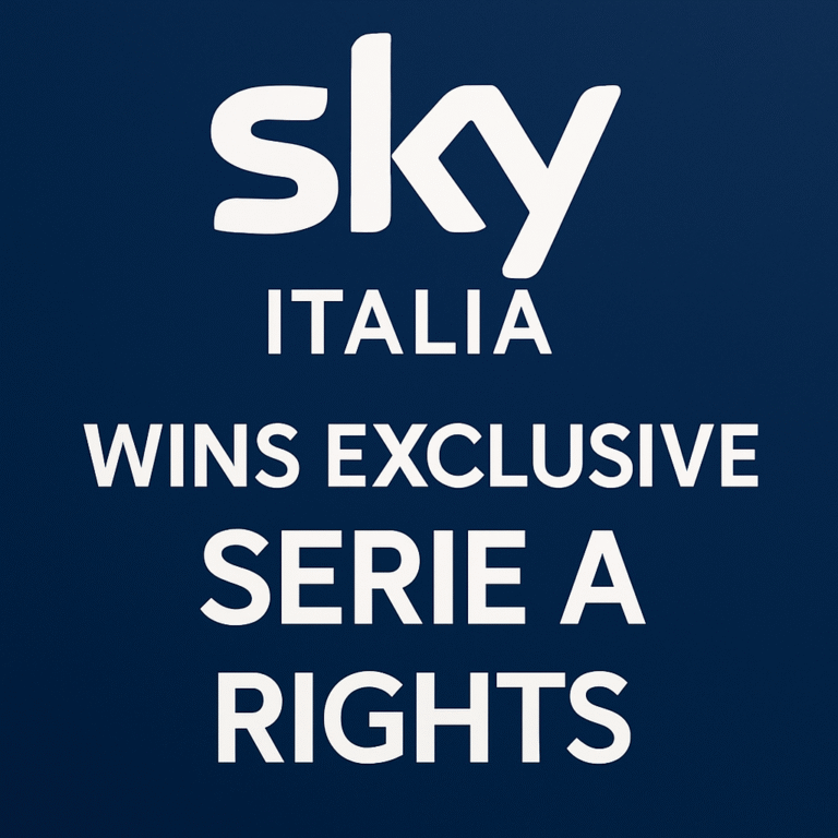 Sky Italia Wins Exclusive Serie A Rights