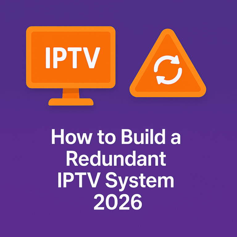 How to Build a Redundant IPTV System 2026