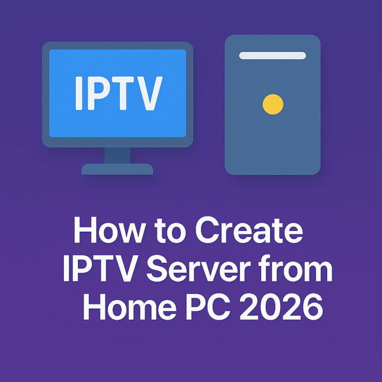 How to Create IPTV Server from Home PC 2026