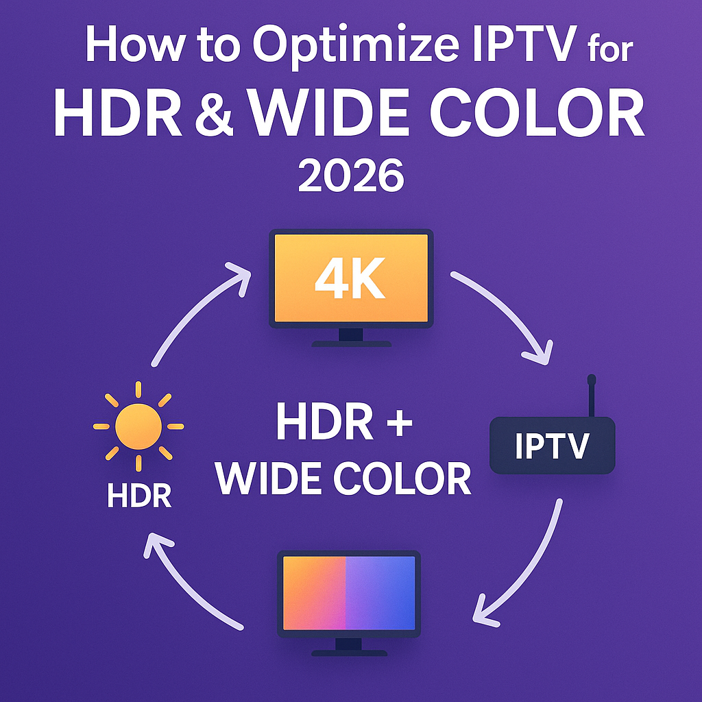 How to Optimize IPTV for HDR & Wide Color 2026