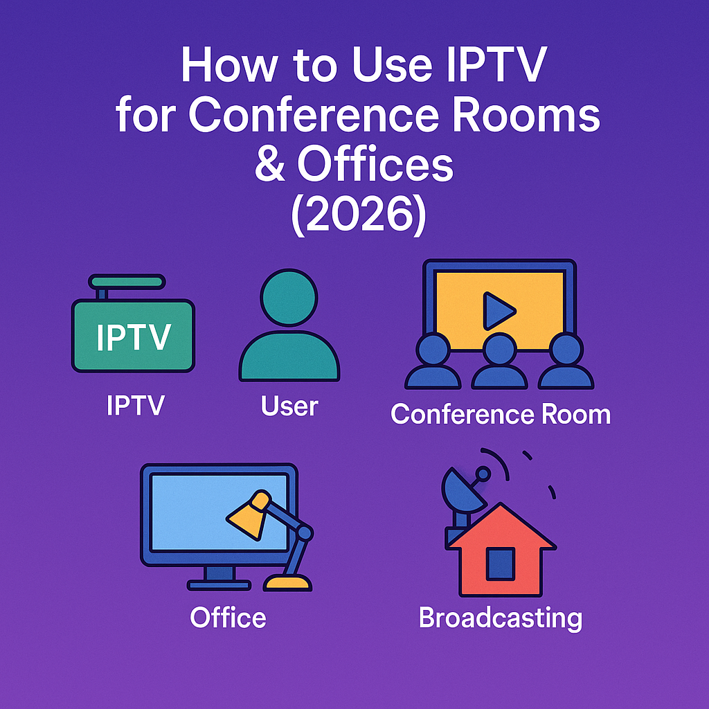 How to Use IPTV for Conference Rooms & Offices 2026