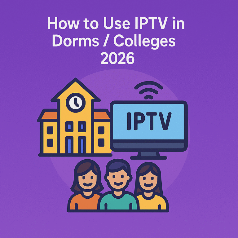 How to Use IPTV in Dorms Colleges 2026