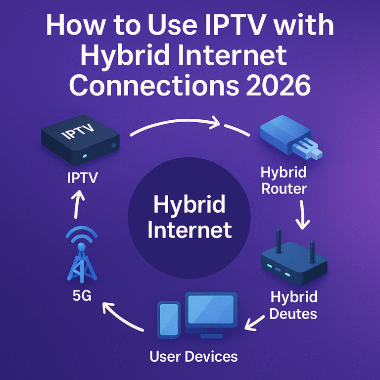 How to Use IPTV with Hybrid Internet Connections 2026