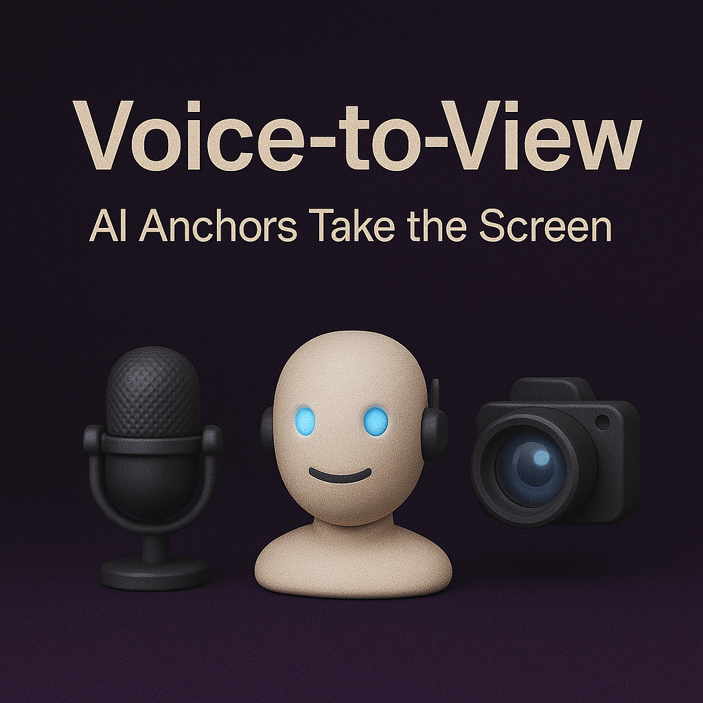 Voice-to-View AI Anchors Take the Screen