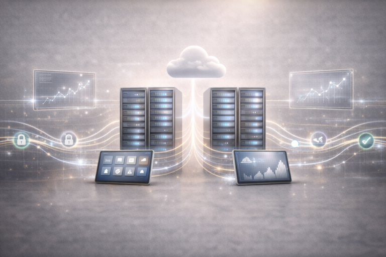 Professional illustration representing reliable and trusted technology systems