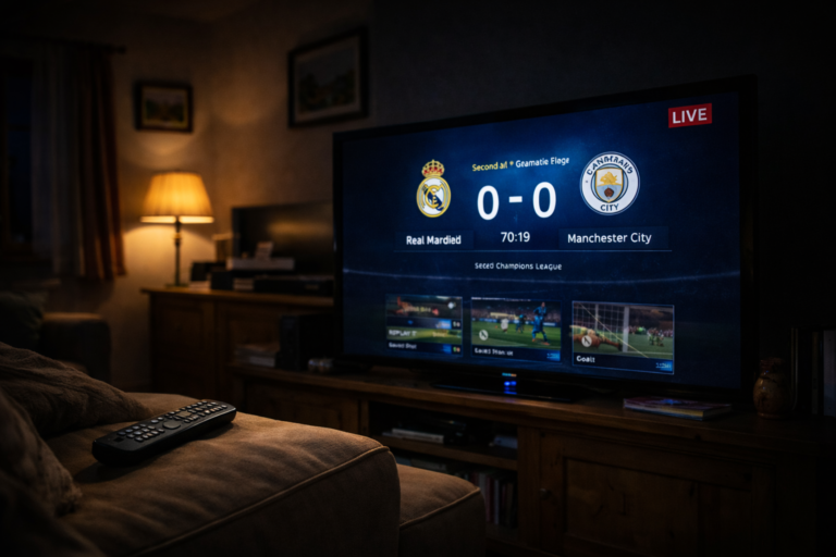 Prime time live sports viewing Austrian home night 2026