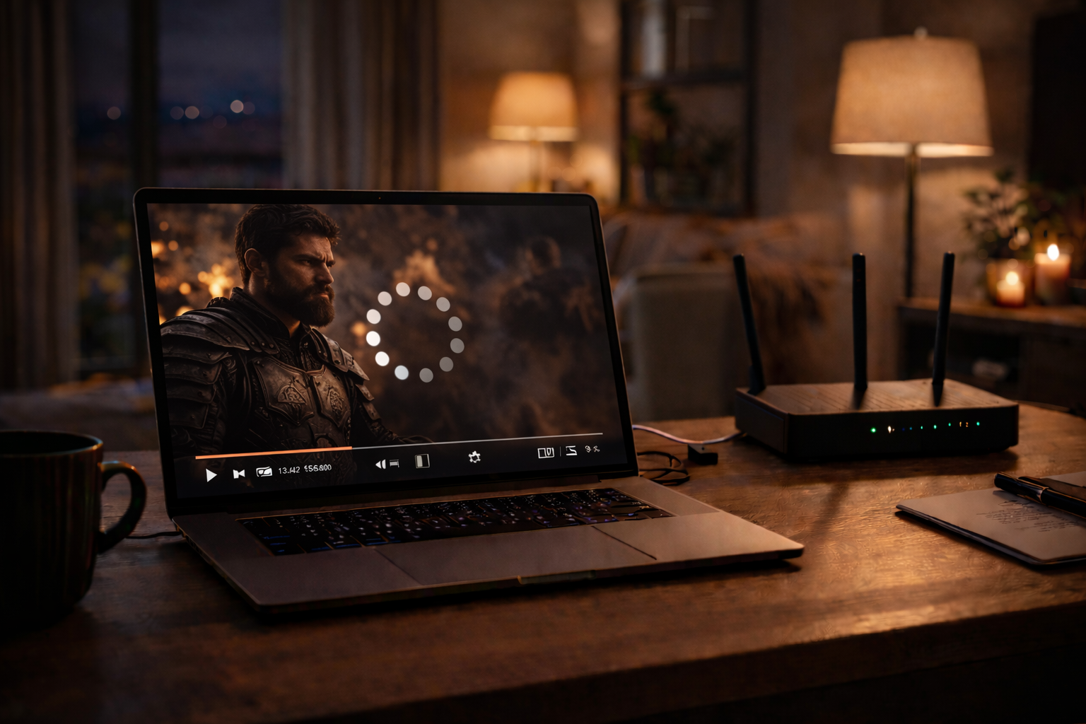 Streaming video pausing unexpectedly on laptop during Sky TV playback